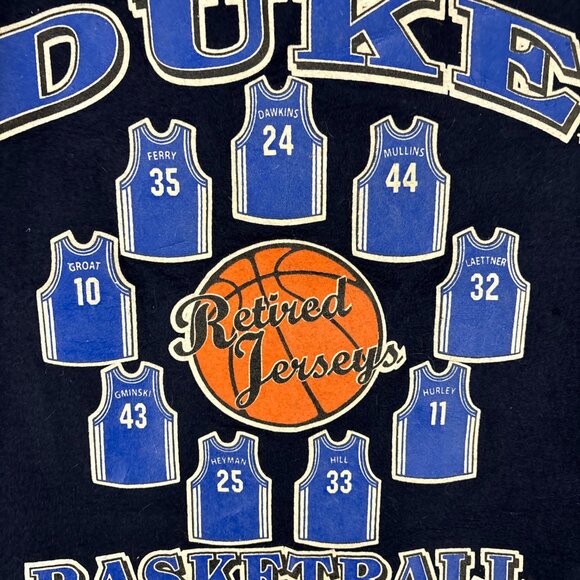 Vintage Duke Blue Devils Basketball Retired Jerseys Banner Collegiate Pacific - Picture 4 of 5